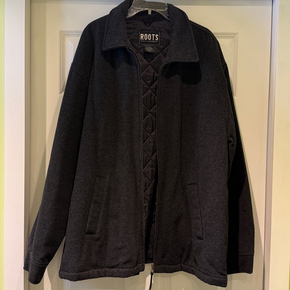 Roots Men's Wool zip up jacket